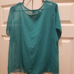 Shear Keyhole Blouse